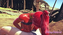 ゼルダの伝説3D-ゲルドガールはデザートで犯される-アニメマンガ日本のゲームポルノ