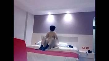horny lady gets on very horny and enjoys it moving very well