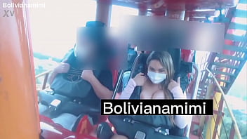 彼女のおっぱいをジェットコースターのカメラで録画したbolivianamimi.tvのフルビデオ