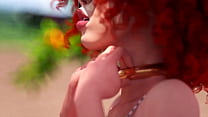 Futanari - Beautiful Shemale fucks horny girl, 3D Animated