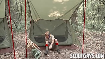 Scoutmaster Kamp Fucked His Scout While Gathering Wood