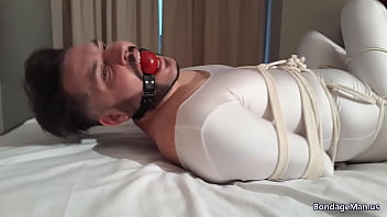 Ronny in bondage ballgagged preview video