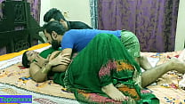Indian hot Milf aunty fucking with two !! Nokrani se love with dirty audio