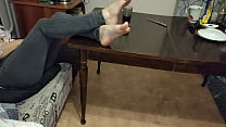 REAL SEX TAPE-My Step Mom's Dirty Smelly Soles Jerking My Dick-Footjob Homemade