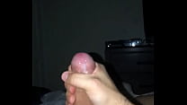 Stroking My Big Cock Until I Bust A Fat Load All Over My Hand