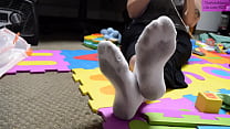 TSM - Stitch shows her dirty work socks