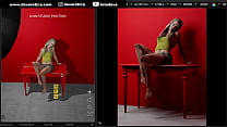 Photographing and Posing the Virtual Model
