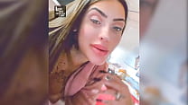 MC Mirella paying titty on Instagram
