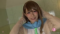 [HentaiCosplay] Even though she's in a high sch●ol student cosplay in neat and innocent love, happily giving a devilishly erotic blowjob!