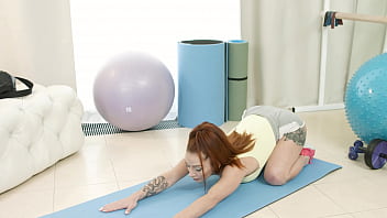 Fit Yoga Slut Leyla Mult DP’d by Stud Trainers GP2192