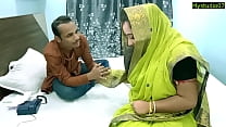 ¡La esposa caliente india necesita dinero para el tratamiento del marido! hindi sexo amateur