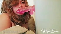 Best Ever Indian Arab Girl Priya Emma Sucking on a Dildo Closeup