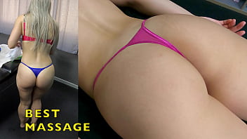 The Masseur Massages the Whole Family. Started with the Blonde Stepdaughter Watch POV Massage