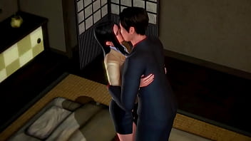 Linda nueva secretaria teniendo sexo con un hombre en una casa japonesa video de animación hentai