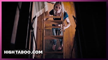HighTaboo.com ⏩ Curious Girl (Lexi Lore) Discovered the Hidden Boy in the Attic