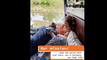 Dedilhado Kate Marley na natureza - orgasmo real ao ar livre