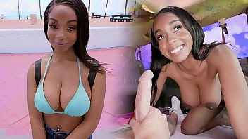 Hot black amateur Lily Starfire accepts money to get naked - ebony porn