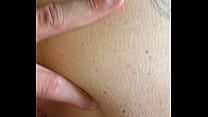 Fucking her and preparing her ass with his fingers, for anal