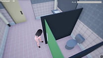Naked Risk 3D [Gioco Hentai PornPlay] Simulazione di mostra in un edificio pubblico