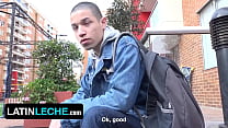 Latin Leche - Skinny Fit Straight Boy Nick Bianco Agrees To Drill Stranger's Asshole On Camera