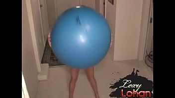 Lexy Lohan nude exercise ball photoshoot