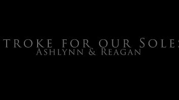 HOT Lesbian Sole & Foot Worship JOI - Reagan Lush & Ashlynn Taylor