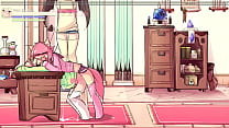 Max The Elf v0.4 [jogo Hentai PornPlay] Ep.7 se transformou em uma ninfomaníaca travesti com seios grandes e ordenhada por um futanari
