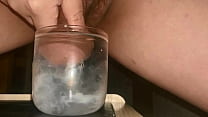 Cum in water (glass)