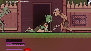 Captivity | Stage 3 | Naked female survivor fights her way through horny goblins but fails and gets fucked hard swallowing liters of cum | Hentai Game Gameplay P3 12 min