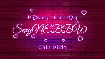 Pussy Eating with a Chin Dildo - Preview