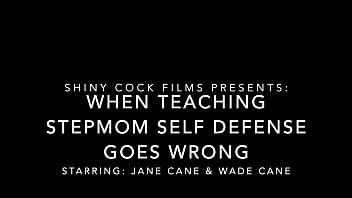 When Teaching Stepmom Self Defense Goes Wrong - Shiny Cock Films