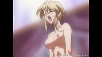 Anime-Sexorgie einer jungen Frau mit einer vollbusigen Schlampe am Spieß