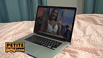 POV -  Webcam fucking with petite blonde Tiffany Tatum