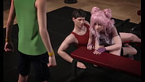 Pink Japanese gym