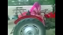 rajasthani women driving tractor