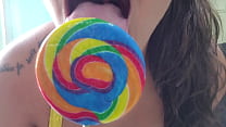 I'm going to suck your dick like I sucked this lollipop