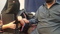Студентку дези в хиджабе трахнул учитель