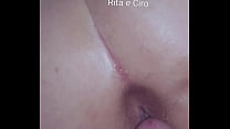 I let Ciro penetrate me in the second tight hole.. it hurts with the big penis but I enjoy it..