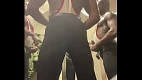 Preview: Fitting Room Lycra Shorts Muscle Butt & Cock