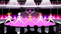 [MMD] Pokémon Girls capturadas e hipnotizadas para dançar nuas