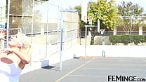 FEMINGE 4K - Interracial Lesbian Video With The Talented Basketball Player