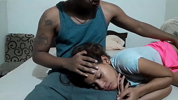 Why does stepbrother put his cock in his little stepsister's mouth while she sleeps?