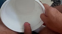 Pissing in a bucket