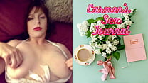 Granny Carmen's Little Pink Vibrator Orgasm