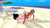 Marnie et Bea animation sexuelle lesbienne 3D hentai
