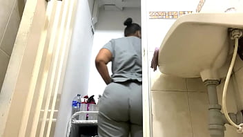 Psychiatric nurse pissing big booty