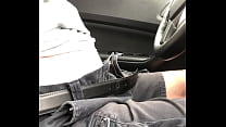 Driving while edging and cum