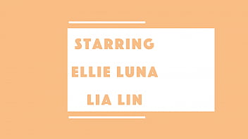 Lia Lin dá virgindade à modelo famosa Ellie Luna com pau grande