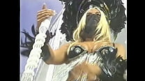 Sorceress Joana Prado with her pussy outside at Carnival 2000 Vai-Vai
